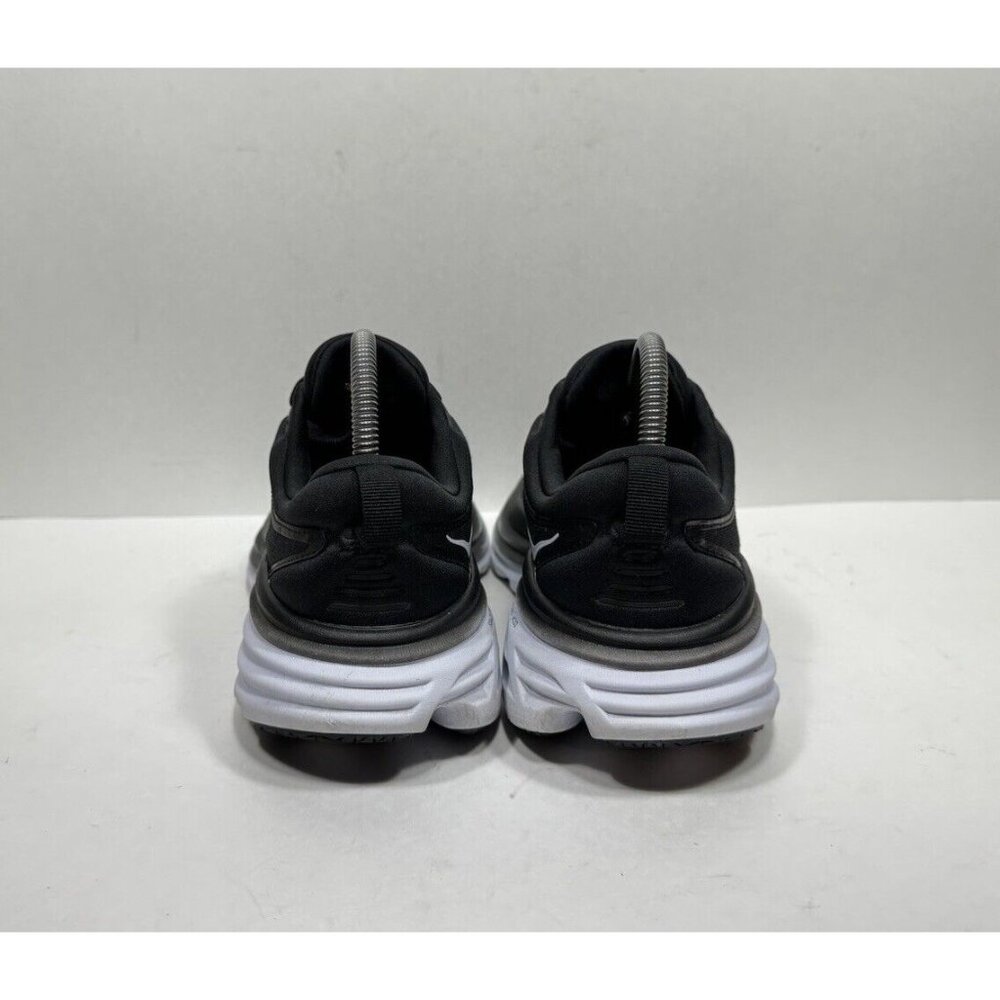 Hoka One One Black and White Athletic Shoes - Picture 4 of 8